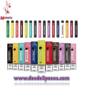 Vape desechable 600mAh Batería 3 5ml POD CARTS 10 COLORES caja con