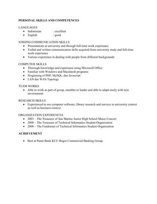 CURRICULUM VITAE harry | PDF 