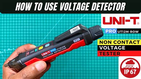 Cara Mengunakan Non Contact Voltage Detector Non Contact Voltage Testers Youtube