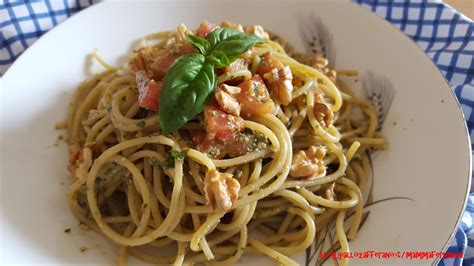 Pasta Fredda Integrale Al Pesto Di Basilico E Noci Ferny Ai Fornelli