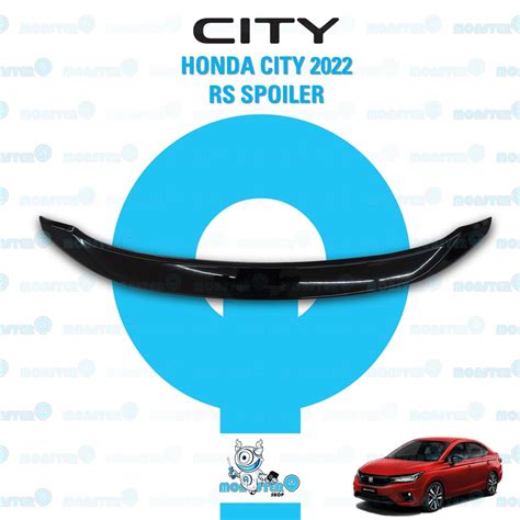 Honda City 2020 2021 2022 2023 GN2 RS Spoiler Ducktail Lip Spoiler