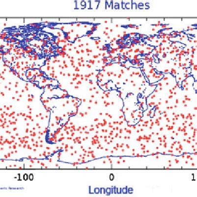 Example Of Global Distribution Of The COSMIC RO Points During May 1