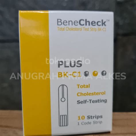 Jual Benecheck Plus Cholesterol Strips Tes Strip Kolesterol