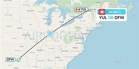 Ac Flight Status Air Canada Montreal To Dallas Aca