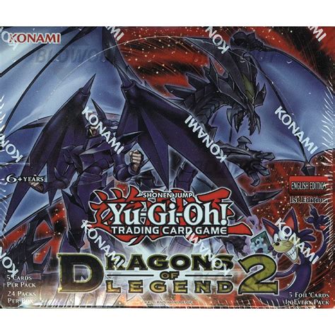 Yugioh Dragons Of Legend Ser 2 1st Edition Booster Box