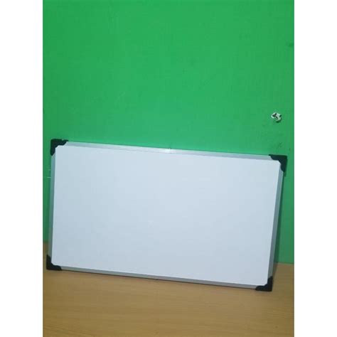 Jual PAPAN TULIS WHITEBOARD DUA SISI SPIDOL DAN KAPUR 30 X 50 Cm