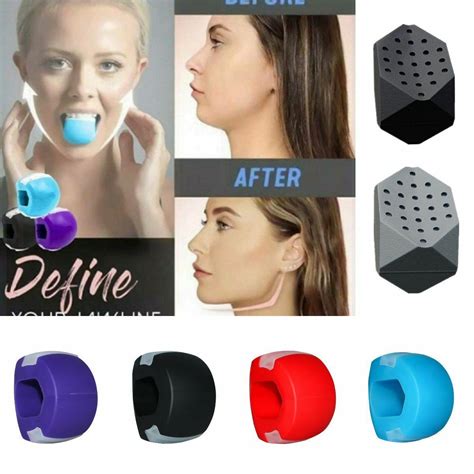 3 Pack Silicone Masseter Chewing Balls Facial Muscles Jaw And Neck