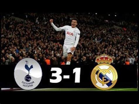 Tottenham Vs Real Madrid All Goals Extended Highlights