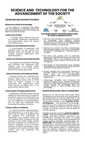 Sts Reviewer Summary Science Technology And Society Ancient