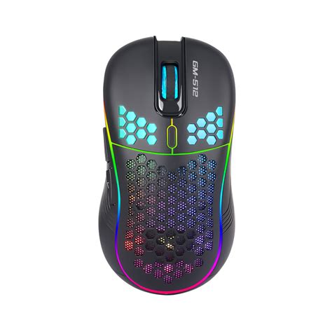 Mouse Gamer Xtrike Me 6400DPI 7 Botões RGB Black GM 512