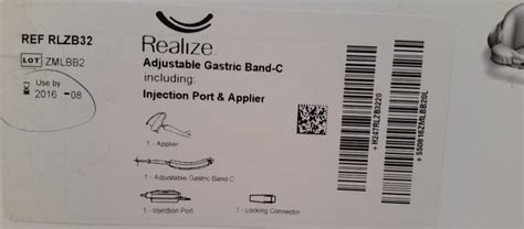 Ethicon Rlzb32 Realize Adjustable Gastric Band Curved