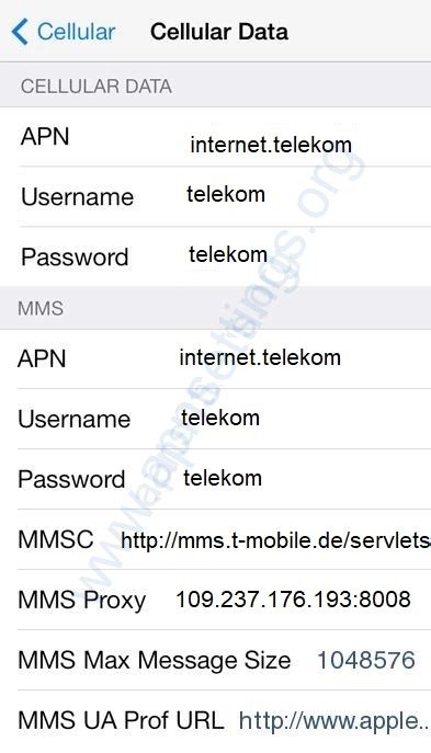 Telekom APN Einstellungen IPhone 2025 5G 4G LTE APN Deutschland