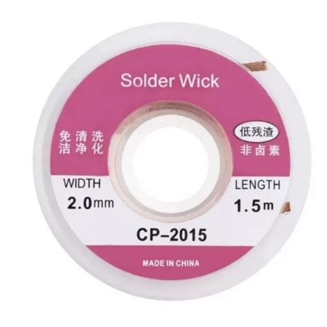 Jual Solder Wick Cp 2015 Kd Pita Pembersih Timah 1 5m 1 5 Meter Tip