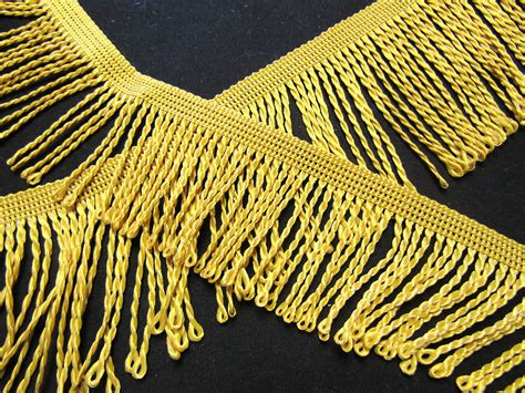 Gold Bullion Fringes Tassels Looped 60mm 80mm 120mm Upholstery Etsy