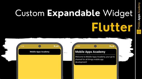 Custom Expandable Widget FLUTTER Tutorial YouTube