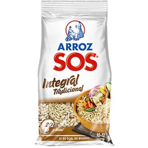 Arroz Integral Marca - SOS arroz integral paquete 1 kg