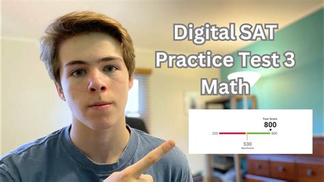 Digital Sat Practice Test 3 Pdf Math Modules 1 And 2 Youtube