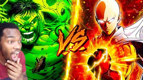 Hulk Vs Saitama Taming The Beast Reaction Zimaut Animation Youtube