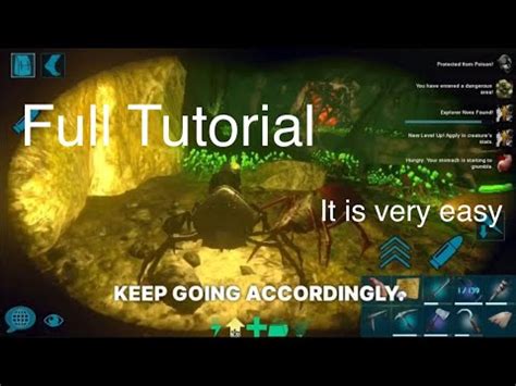 Ark Mobile Swamp Cave Explorer Notes How To Run The Swamp Cave Spider