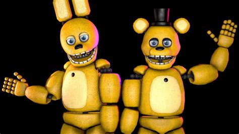 Sfmfnaf Fredbear Vs Spring Bonnie Youtube