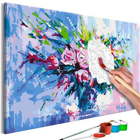 Commander peinture par numéros Colorful Bouquet KunstLoft