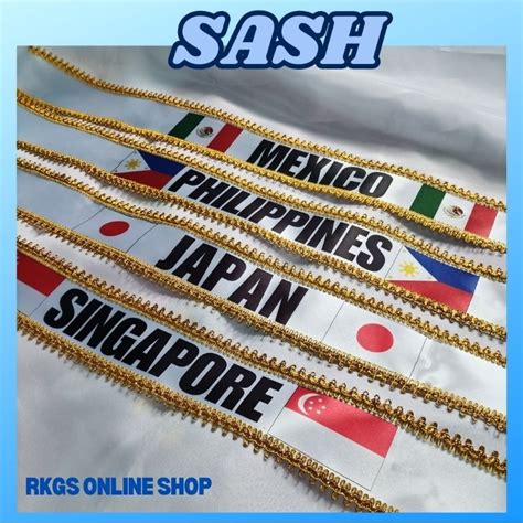 United Nations Country Sash For Kids And Adult Sash Only For Un