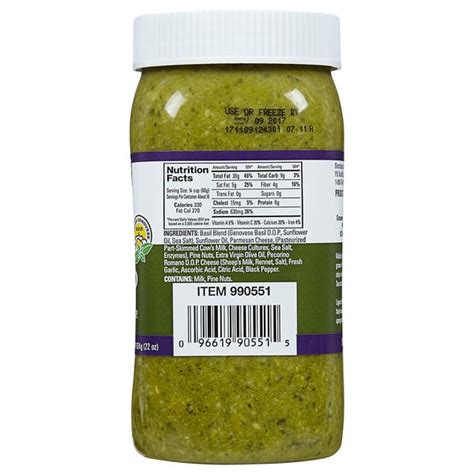 Kirkland Signature Imported Basil Pesto 22 Oz Same Day Delivery Costco