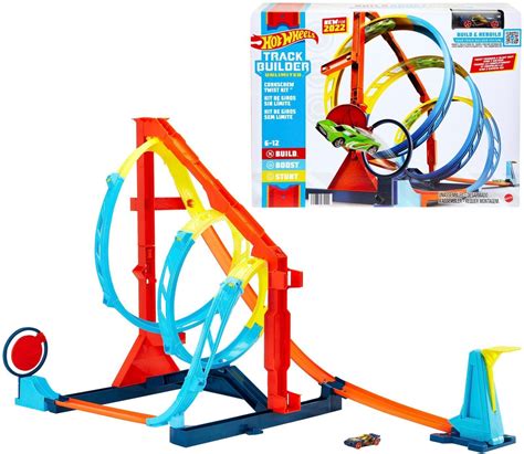 Hot Wheels Track Builder Kit De Giros Sin L Mite Play Room
