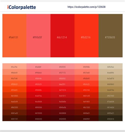 2 Latest Color Schemes with Carnation And Crimson Color tone ...