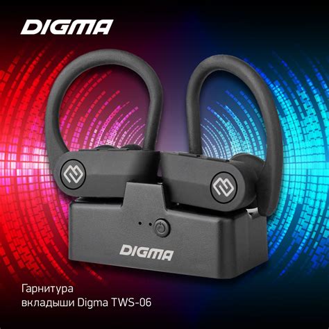 DIGMA TWS-06 – новые наушники True Wireless