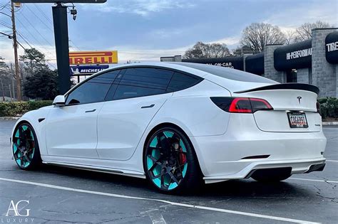 Ag Luxury Wheels Tesla Model 3 Aero55 Forged Wheels