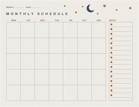 Free Lunar Month Template - Customize with PicMonkey