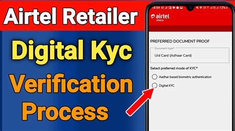 Airtel Retailer Digital Kyc Retailer Verification Sim Activation