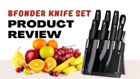 Bfonder Piece Kitchen Knife Set Review Youtube