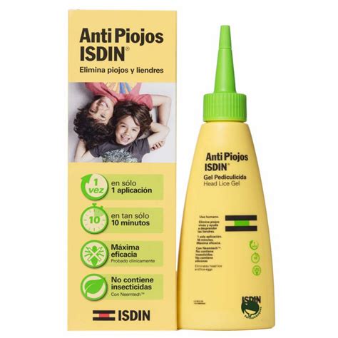 Isdin Gel Para Eliminar Los Piojos Y Liendres Definitivamente