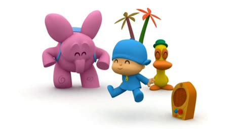 Pocoyo 1 En Inglés La Máquina De Colorear El Mundo Rtvees