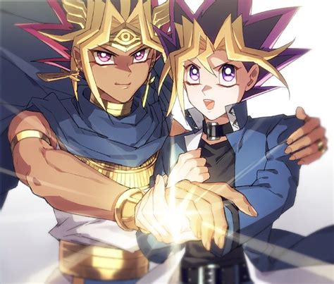 Pixiv Id 10147118 Yu Gi Oh Yu Gi Oh Duel Monsters Yami Yugi Mutou Yuugi Pharaoh Atem