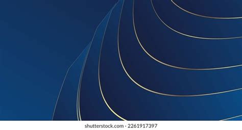 Abstract Blue Gold Background Vector Stock Vector (Royalty Free ...