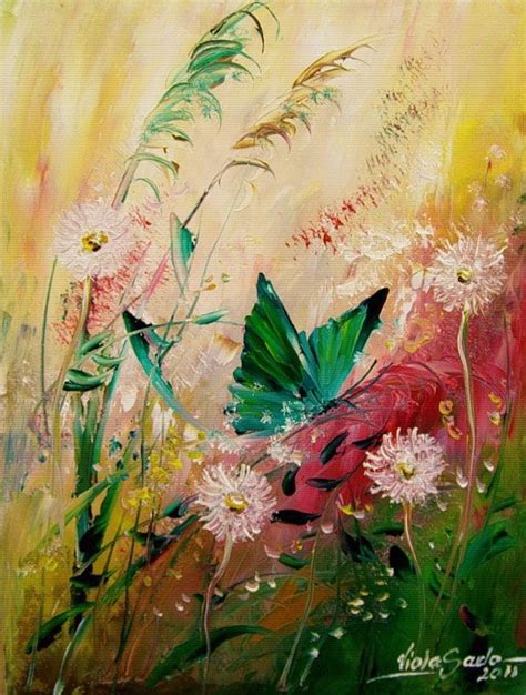 Fleurs En Peinture