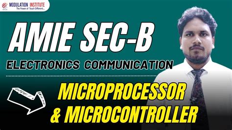 Microprocessor Microcontroller AMIE Sec B Electronics