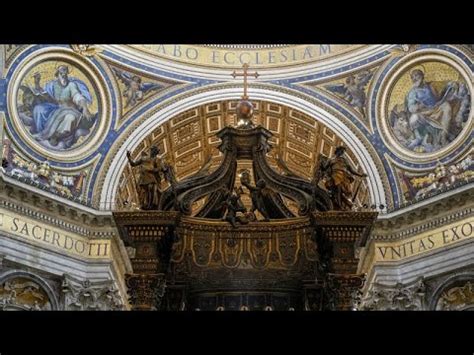 Vaticano Iniziati I Lavori Di Restauro Del Baldacchino Della Basilica