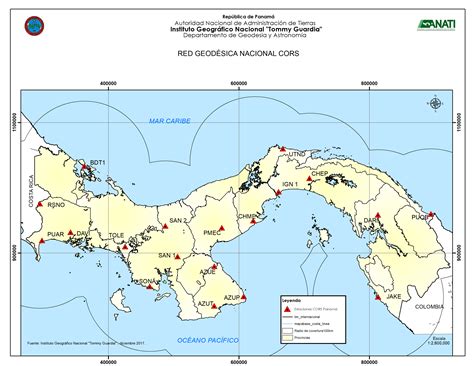 CORS Instituto Geográfico Nacional Tommy Guardia