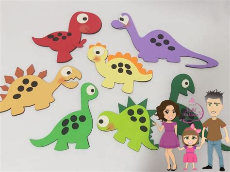 Atelier Fabi Palioto G Kit Gabaritos De Moldes Em Mdf Dinossauros