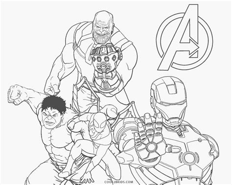 Avengers Endgame Coloring Pages - Coloring Home