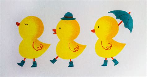 Ben Mantle - Illustrator/Animator: Three Little Ducks