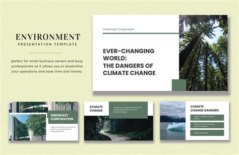 Environment Presentation Template - Google Slides, Apple Keynote ...