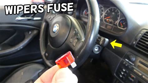 Windshield Wipers Fuse Location Replacement Wipers Not Working Bmw E46 325i 330i 328i 320d