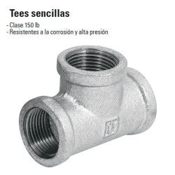 Compra En Linea Tee Sencilla De Acero Galvanizado Foset En