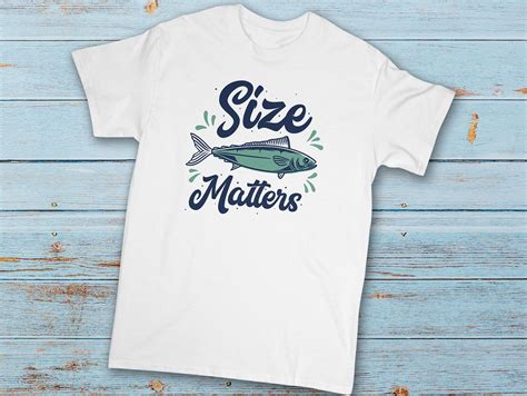 Tricou Personalizat Pentru Pescari Size Matters