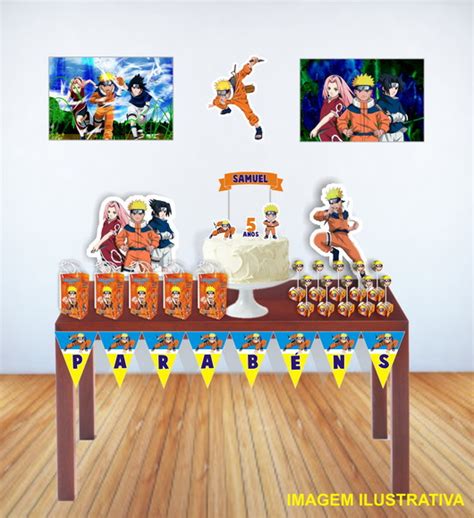 Kit Festa Em Casa Naruto Elo7 Produtos Especiais